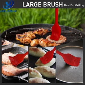 Brocha de Silicona para Barbacoa y Repostería, Resistente al Calor, Apta para Alimentos, con Mango Largo para Hornear, Color Personalizado - Product Image 5