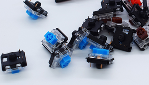 สวิตช์คีย์บอร์ดแบบกลไก <span class=keywords><strong>GATERON</strong></span> <span class=keywords><strong>KS</strong></span>-33 <span class=keywords><strong>3</strong></span> ขา สีน้ำเงิน แดง น้ำตาล รุ่นใหม่ล่าสุด แบบ Hot Swap ปรับแต่งได้เอง โปรไฟล์ต่ำ 2.0 - Product Image 3