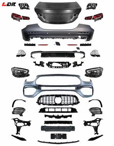 Kit carrosserie pour Mercedes Benz E 2016-2020 W213, mise à niveau vers le style <span class=keywords><strong>E63</strong></span> <span class=keywords><strong>AMG</strong></span> 2023+, avec capot, phares LED, feux arrière, calandre, pare-chocs - Product Image 3
