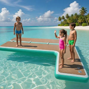 Plateforme flottante certifiée anti-UV avec matrice de pigments et revêtement UV pour l'extérieur - Product Image 5