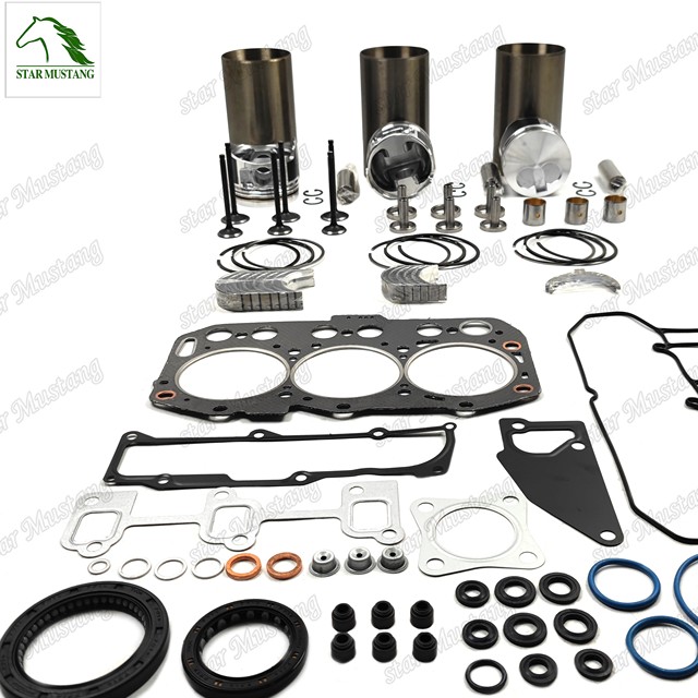 For Yanmar Mini Excavator Diesel Engine Overhaul Repair Set 3TNV80 New Machinery Engine Parts Rebuild Kits