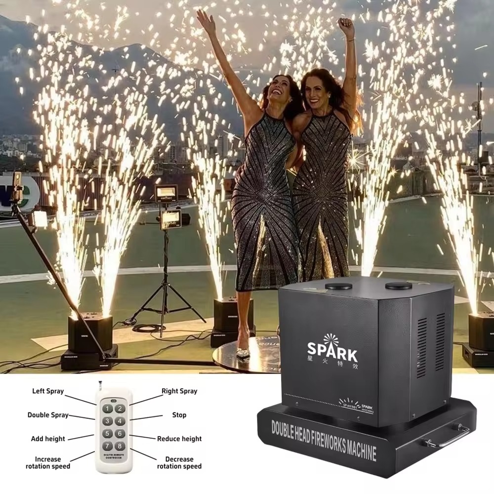 Rotating Spark Machine - Cold Spark Firework DMX Control