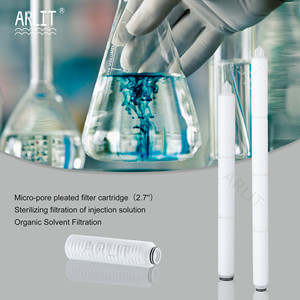 Cartouche filtrante plissée en PP 10 "X 69mm de marque <span class=keywords><strong>ARLIT</strong></span> 0.1micron 226 Élément filtrant plat pour l'industrie chimique - Product Image 3