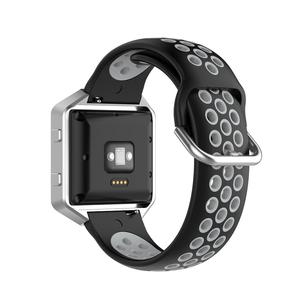 Nouveau bracelet en Silicone souple pour <span class=keywords><strong>Fitbit</strong></span> versa 4/<span class=keywords><strong>sense</strong></span> 2 <span class=keywords><strong>sport</strong></span> bracelet respirant pour <span class=keywords><strong>fitbit</strong></span> versa 4 Double bracelet de <span class=keywords><strong>montre</strong></span> en silicone - Product Image 5