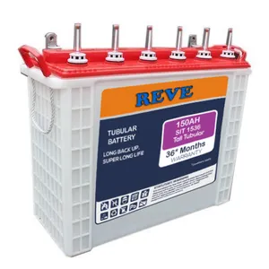 Powersafe tubular bateria resistente, manutenção sem ciclo profundo 12v 150ah inversor bateria melhor para necessidade crucial