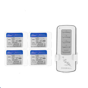 באיכות גבוהה 4 ערוץ תאורה מערכת בקרת מרחוק מתג אלחוטי 4-כיווני אור מתג 230v - Product Image 1