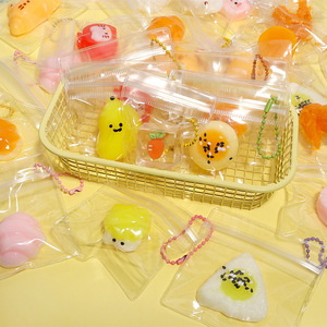 กล่องสุ่มของเล่น TPR มินิฟู้ดส์ยอดนิยม ของเล่นบีบมือคืนรูปช้าๆ ช่วยฝึกมือ บรรเทาความเครียด ของเล่นโมจิสำหรับเด็กและผู้ใหญ่ - Product Image 2