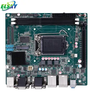 Elsky Mini Android Systeem Moederbord Lga1150 Socket Qm8200 Quad Core 4 Th Gen I3-4330U Haswell Dual 2 * Ddr3max 16Gb Vga Slot