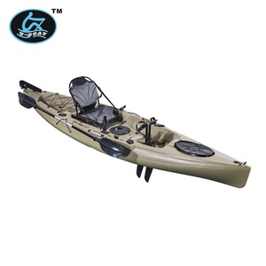 2019 Blue Ocean Hdpe & lldpe Kayak à pédales amélioré <span class=keywords><strong>K2</strong></span> pédale d'entraînement et canoë de course de vitesse motorisé électrique de 5 à 6km - Product Image 2