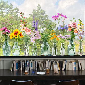 Adesivo <span class=keywords><strong>per</strong></span> Finestre 3D a Forma di Margherita Viola della Fabbrica Yanxi, Stampa UV Ecologica, Durevole, Riutilizzabile, Rimovibile, Statico - Product Image 3