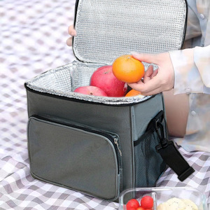 Bolsa <span class=keywords><strong>de</strong></span> Lona Aislante Portátil Hielera Térmica para Almuerzo Bolsa para Entrega <span class=keywords><strong>de</strong></span> <span class=keywords><strong>Comida</strong></span> para Picnic Playa Viajes Escuela <span class=keywords><strong>Trabajo</strong></span> - Product Image 4
