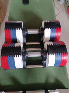 Équipement de conditionnement physique de musculation haltère automatique 50lb/80lb haltère réglable de poids multiple Commercial - Product Image 4