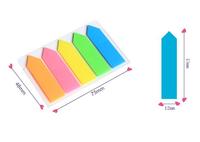 Bloc-notes autocollant 3 couleurs Notes autocollantes impression logo personnalisé note autocollante taille personnalisée 3x3 pouces bloc-notes