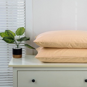 Taie d'oreiller rectangulaire brodée en coton biologique tricoté antistatique de haute qualité, lavable et écologique, pour la maison et l'hôtel, pour une hygiène optimale - Product Image 6