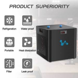 Vanace Mini Ice Cold Plunge Chiller 1/3HP 300L with Filter Energy Saving 110V/220V PLC Motor <b>Pump</b> - Product Image 3