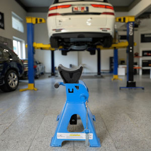 <strong>Car</strong> <strong>Jack</strong> Stands 3 Ton with Double Locking and Large Foot Base for <strong>Car</strong> Lifting, Heavy Duty Steel, 6600 lb Capacity, 1 Pair - Product Image 5