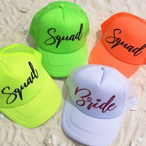 Bridal Shower Gifts Custom Bachelorette <b>Party</b> Trucker <b>Hat</b> Bride & Squad Baseball Cap - Product Image 2