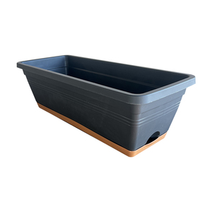 Factory Directly Sales Plastic <strong>Rectangle</strong> Planters for Indoor/Outdoor <strong>Plants</strong> High Quality Flower <strong>Pots</strong> Lightweight Garden <strong>Pots</strong> - Product Image 1