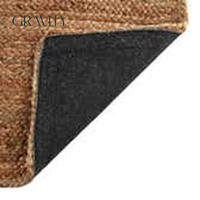 2026 New Customizable Minimalist Durable Textured Handwoven Jute Luxury Runner Rug for Home Living Room