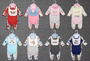 Set Regalo per <span class=keywords><strong>Neonati</strong></span> Bulala, 6 Pezzi in Cotone, per Bambini 3-9 <span class=keywords><strong>Mesi</strong></span>, Maniche Lunghe, Invernale, Stampa Animali Cartoon, Traspirante - Product Image 4