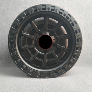 Rines Todoterreno Negros 17x9 6x139.7, Rines de Aleación Todoterreno para Ford Silverado, Dodge Ram, Defender, Jeep - Product Image 3