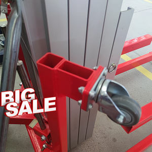 छोटे से मोबाइल मैनुअल लिफ्ट मंच सीढ़ी एल्यूमीनियम मिश्र धातु लिफ्ट 3/4/5/6m 8m 9m घर गोदाम कार्यशाला प्रदर्शनी हॉल मैनुअल लिफ्ट - Product Image 6