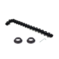 Adaptateur de pince à tube flexible à col de cygne de 3/4 pouce, élément de serrage, outils pour tuyau, long support de lampe
