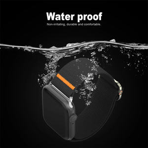 Correa de Nailon Ajustable para Reloj <span class=keywords><strong>Apple</strong></span> Serie 11 10 9 8 7 6 5 <span class=keywords><strong>SE</strong></span> Ultra 49mm 42mm 46mm con Hebilla Metálica - Product Image 3