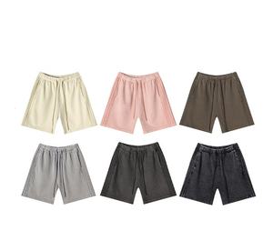 Conjuntos de pantalones cortos unisex sueltos de algodón 100% de calle alta de nueva moda de verano al por mayor para hombres pantalones de chándal de gimnasio - Product Image 1