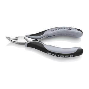 KNIPEX 35 42 115 ESD Pince électronique ESD avec poignées multi-composants polie miroir 115 mm - Product Image 1