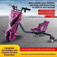 Trottinette Électrique Pliable 3 Roues 36V Smart Drift Trike avec Batterie au Lithium et Contrôle Électronique pour Adultes – Stock Usine