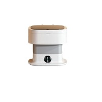 Lave-linge pliable étanche avec fonction d'essorage intégrée, mini lave-linge portable pour sous-vêtements et chaussettes, gadget de nettoyage