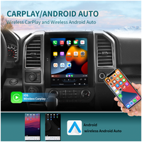 Écran multimédia GPS de style Tesla Android 11 de 12,1 pouces avec Carplay pour Ford F150 Ranger 2011-2019