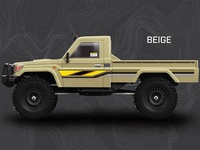 Nouveau 2026 YIKONG YK41011 1:10 4x4 Camionnette RC LC79 Télécommandée Modèle de Voiture Tout-Terrain Jouet RTR