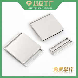 Sliding Buckle Zinc Alloy Silver For Bags Adjustable <b>Webbing</b> Hardware Durable - Product Image 5