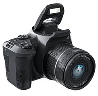 Kamera Digital Kelas Atas Resolusi 4K Sensor 64 Megapiksel Zoom Optik HD Desain Mirrorless Kartu SD WiFi Layar IPS 2,8 Inci