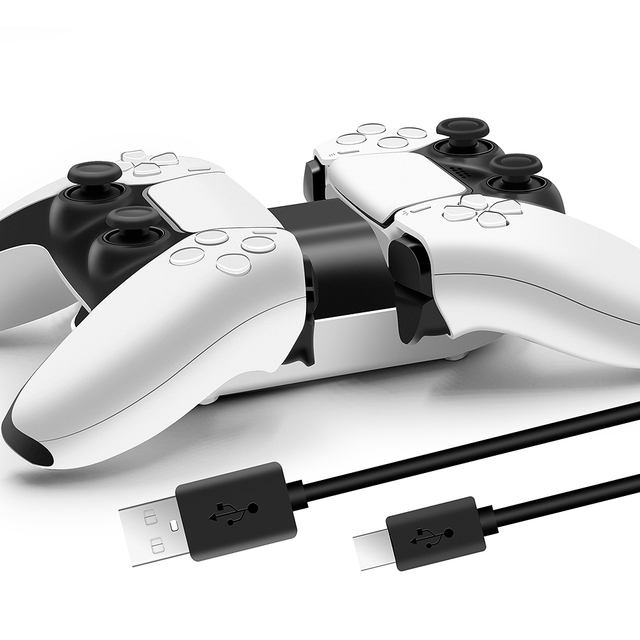 Factory Custom PS5 Dual Controller Charger Dock Charging Station for Playstation5  Joystick Gamepad