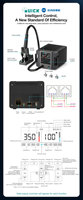 Station de retravaillage à air chaud intelligente QUICK 861 Pro Max