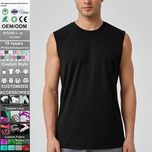 เสื้อกล้ามออกกำลังกายผู้ชายผ้าโมดอล ระบายอากาศ แห้งเร็ว สำหรับวิ่งและเล่นกีฬา พร้อมโลโก้สั่งทำ - Product Image 1