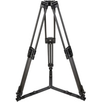 Kit de trépied vidéo professionnel MagicLine V8 en fibre de carbone pour diffusion, robuste, avec système de contrepoids pour studio de télévision