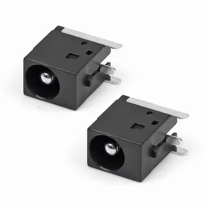 DC-036 DC power socket plug-in DC jack connector 5.5*2.1/2.5mm power socket square vertical