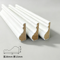 Plinthes modernes personnalisées en bois massif/MDF avec apprêt blanc pour la décoration de bâtiments
