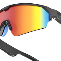 Lunettes de soleil audio intelligentes pour le cyclisme, à oreille ouverte, UV400, étanches IPX5, légères, pour contrôle tactile, musique et appels, style européen