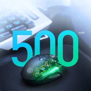 X510 2.4g Rechargeable Wireless Mouse Mute Typc-c Display Battery Capacity Mouse Optical Mice <b>Gaming</b> Usb Nano Receiver - Product Image 4