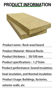 Chất Lượng Tốt Đẹp Chống Cháy Và Không Thấm Nước Sợi Khoáng Sản Rock Len Sản Xuất Tại Trung Quốc 50Mm-100Mm Dày Trần Đá Len Bảng - Product Image 3