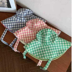 Chapeau de pêcheur d'été pour femmes, imprimé, à lacets, double face, protection solaire, casquette de baseball pour la pêche à large bord. - Product Image 4