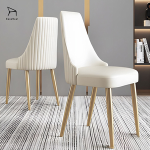 <span class=keywords><strong>Set</strong></span> di 6 Sedie da Pranzo di Lusso in Pelle per Esterni, Sedie da Caffè di Lusso - Product Image 6