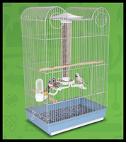 Pinsons d'oiseaux, canaris, perruches, calopsittes Cage de toit d'oiseaux