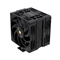 Refroidisseur de processeur de bureau LOVINGCOOL K6000, 6 caloducs en cuivre, ventilateur PWM à roulement fluide en aluminium, 230W TDP, éclairage LED ARGB pour Intel/AMD