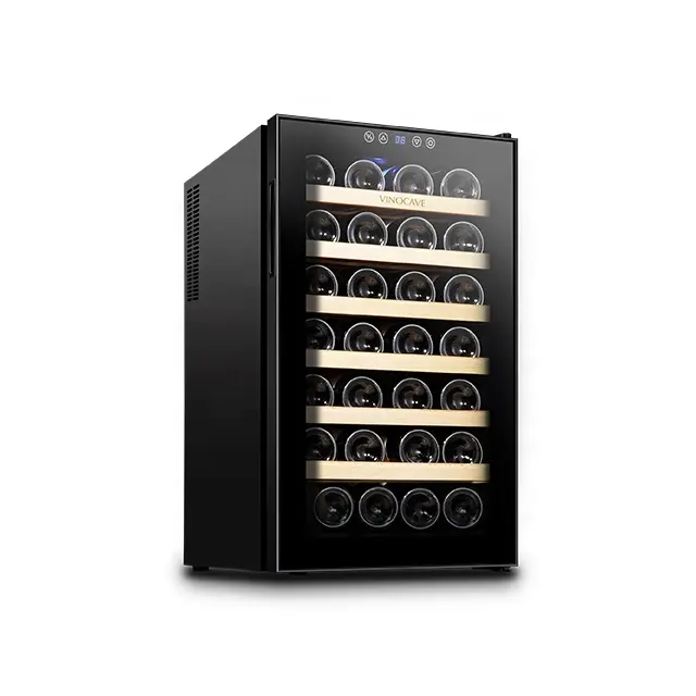 Винный холодильник на 28 бутылок, бытовой мини-холодильник для вина, электронный винный шкаф для отеля